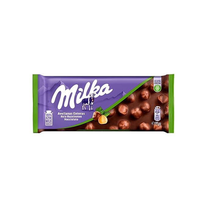 Milka, Whole hazelnuts, 95g