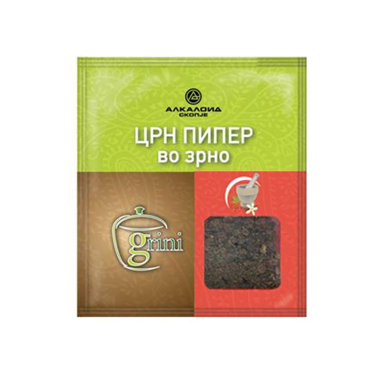 Alkaloid, Crni biber zrno, 8g