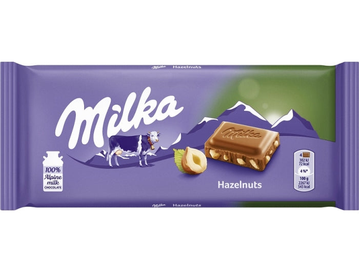 Milka, Hazelnuts, 80g