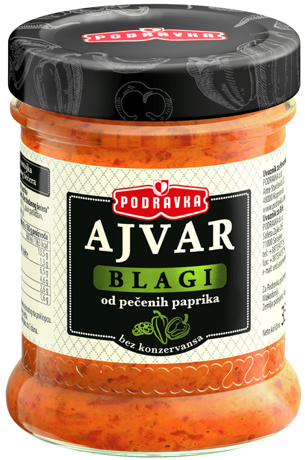 podravka premium mild ajvar